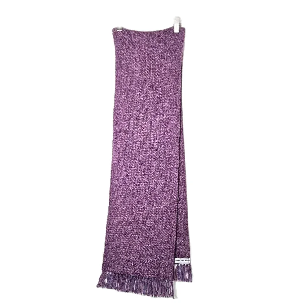 Corkums Island Weaving Wooly Scarf Nova Scotia Artisan Crafted in the USA